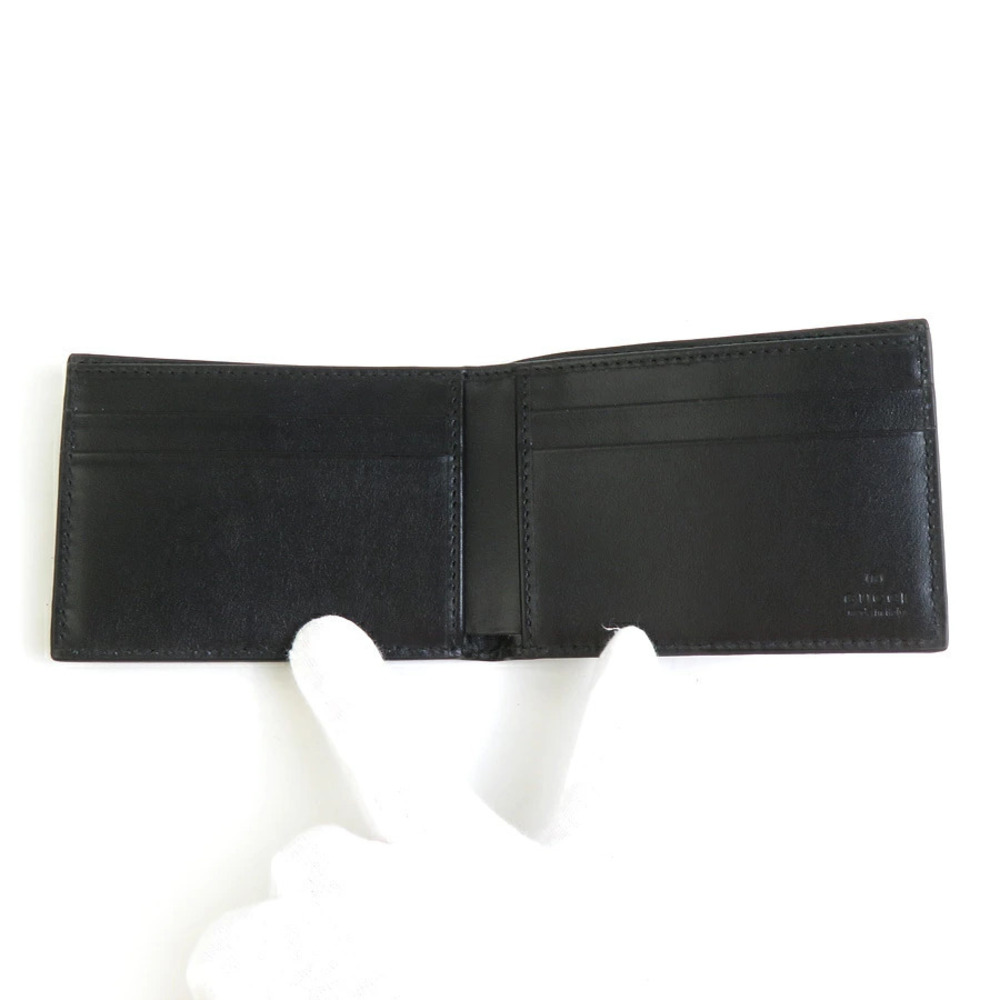 Gucci Billfold Leather Wallet Black - Picture 3 of 5